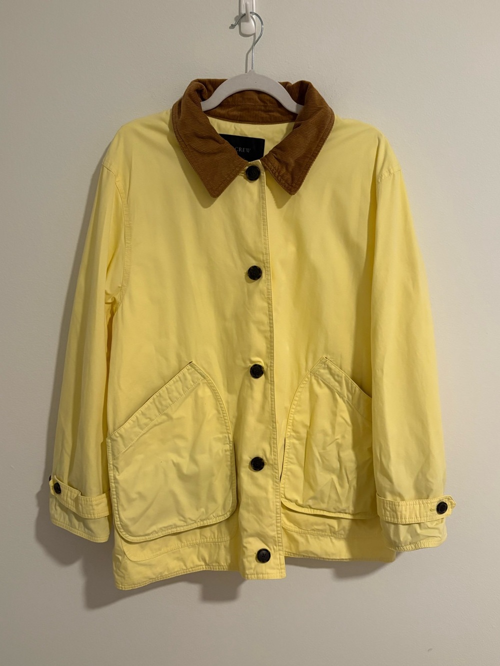 J CREW Relaxed Barn Jacket in Cotton Canvas